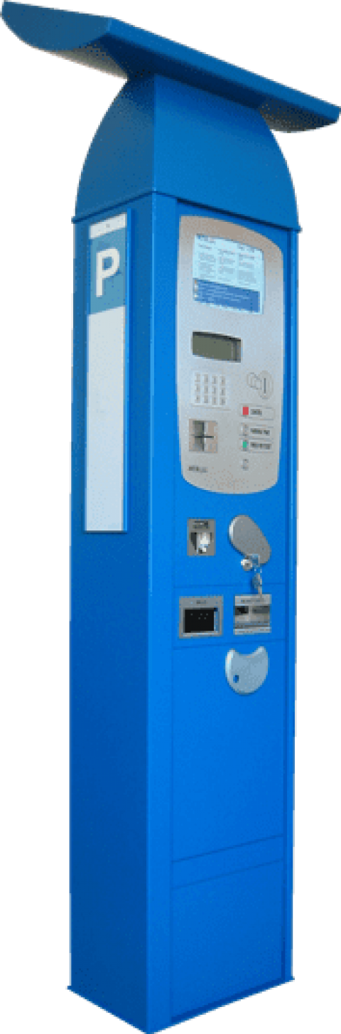 Free Png Download Blue Parking Meter Png Images Background - Control Panel (480x1454), Png Download