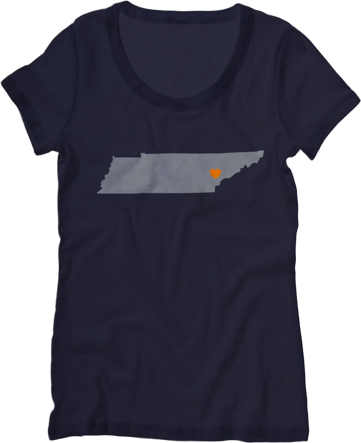 Ladies Tennessee Heart T Shirt T Shirt - Shirt (1600x1600), Png Download