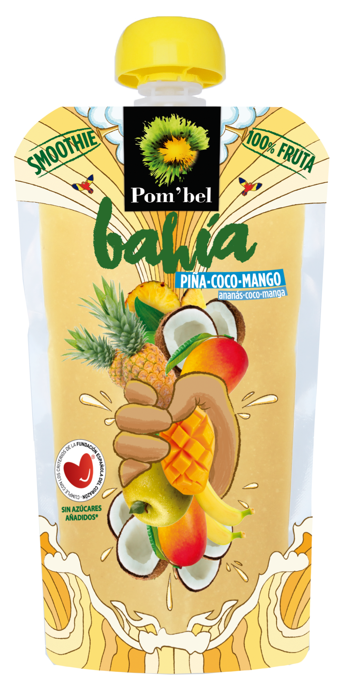 Bahiaok Bosqueok Frutalok Huertaok - Smoothie Huerta Pombel (1135x2294), Png Download