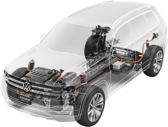 Car - Volkswagen Crossblue (805x545), Png Download