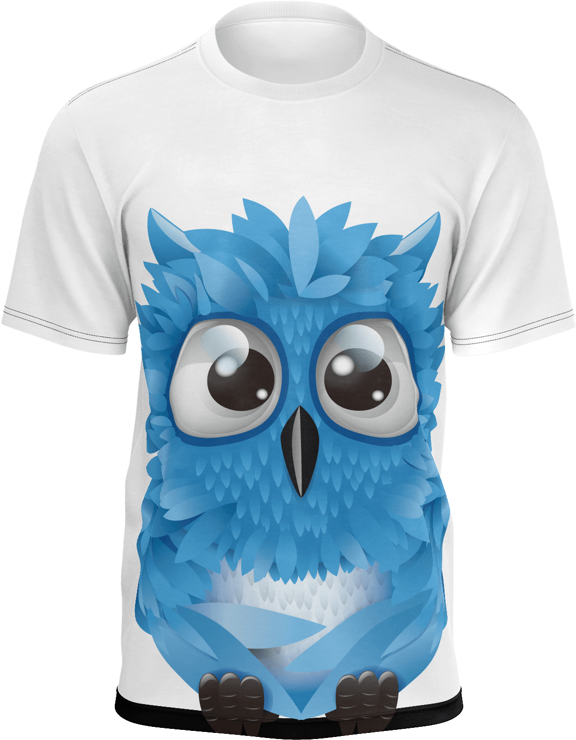 Cute Owl T-shirt - Eastern Screech Owl (1600x1600), Png Download