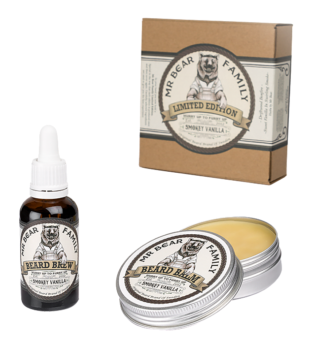 Coole Geschenkverpackungen Mr Bear Family Smokey Vanilla - Balzam Na Bradu Wood (880x700), Png Download