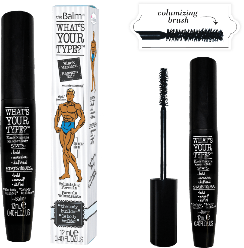 What's Your Type Body Builder Mascara - Thebalm What's Your Type Mascara (811x822), Png Download