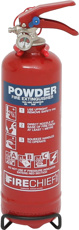 1kg Powder Extinguisher - Fire Extinguisher Powder Label (800x800), Png Download