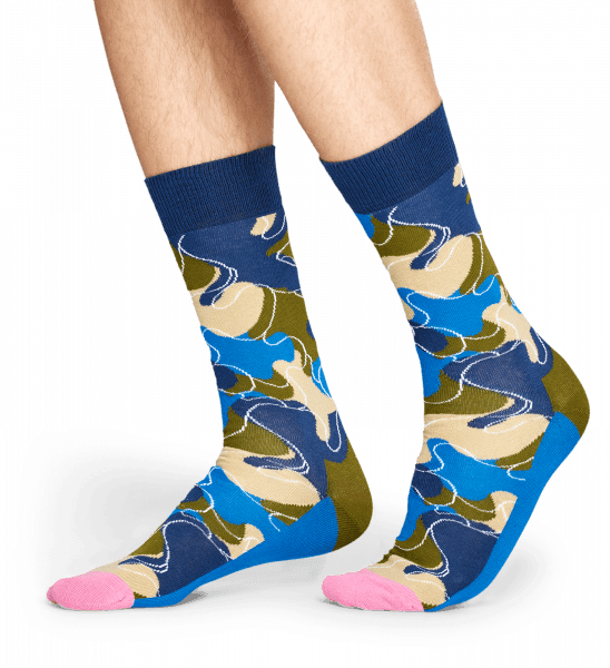 Green & Blue Socks - Sock (548x600), Png Download