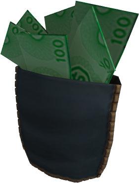 Money Roll - 3d - Leather (675x615), Png Download