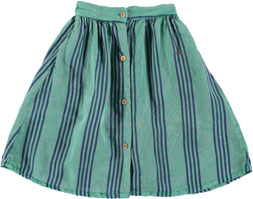 Picture Of Striped Midi Skirt Green - Bobo Choses Midi Skirt (600x600), Png Download