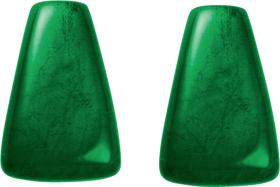 Tapered Baguette - Earrings (1151x706), Png Download