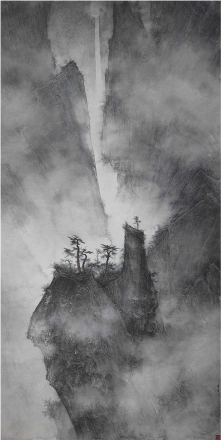Li-huayi - Monochrome (600x896), Png Download