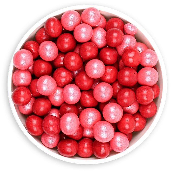 Paloma's Pearls Coral & Red Chocolate Candy - Pearl (800x800), Png Download