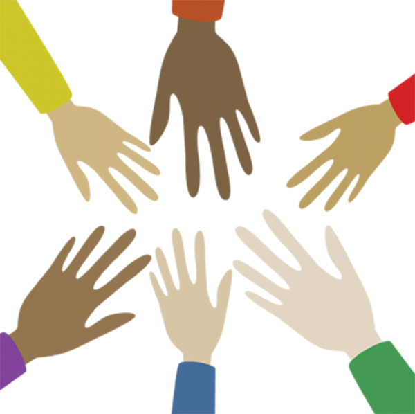 Cio Hands Collaboration - Collaboration Clipart (600x598), Png Download