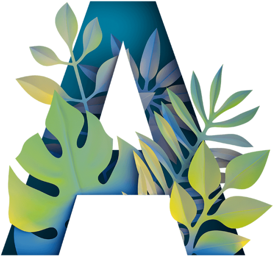 Image Download Paper Font Enjoy Travelling With Exotic - Jungle Letter (595x595), Png Download