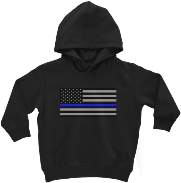Thin Blue Line Classic Kids Hoodie - Emma Chamberlain Valentines Merch (640x640), Png Download