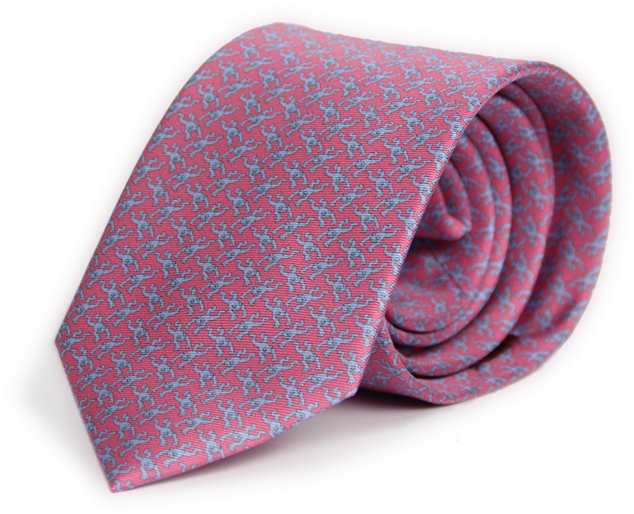 Corbata Rosa Con Azul - Paisley (1048x1048), Png Download