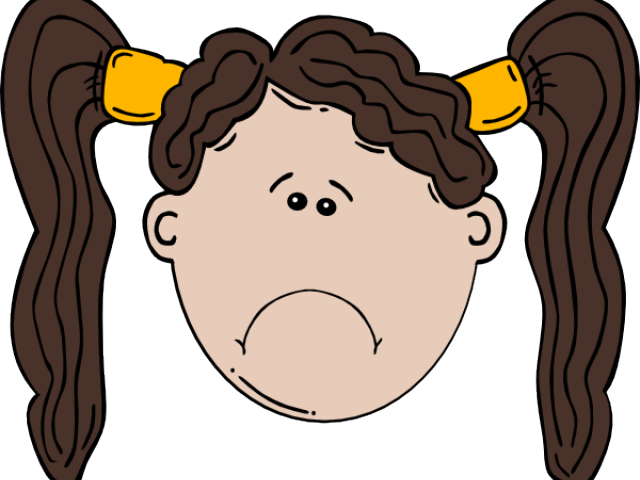 Girl Sad Cartoon Png (640x480), Png Download