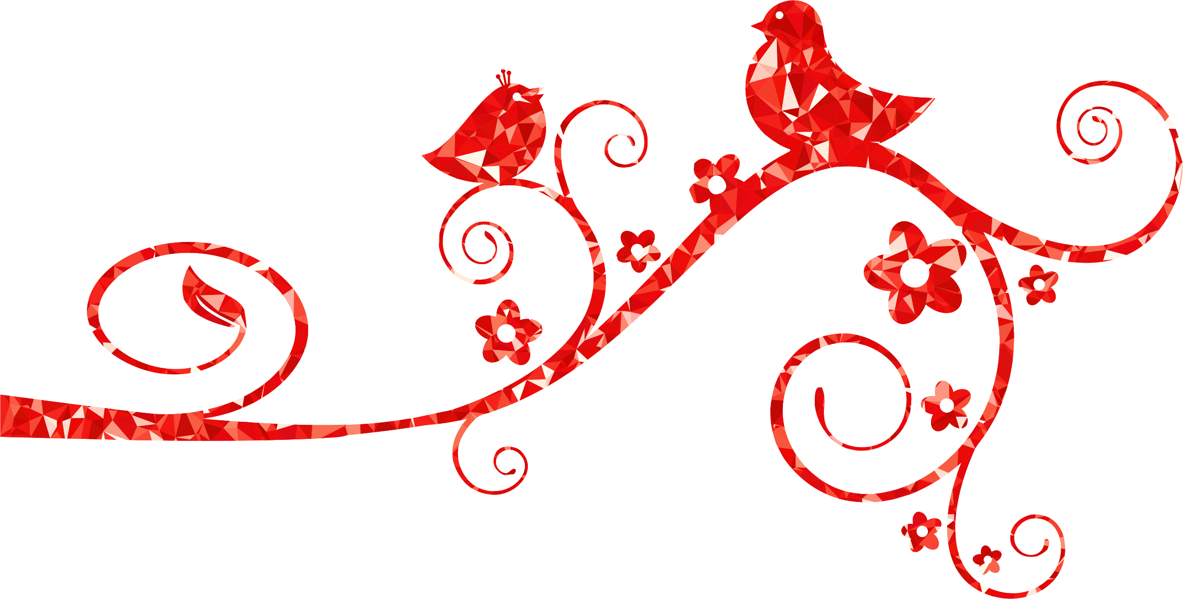 Red Swirl Design - Free Svg Swirls (2342x1186), Png Download