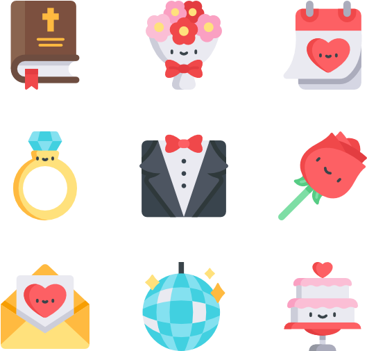 Wedding (600x564), Png Download