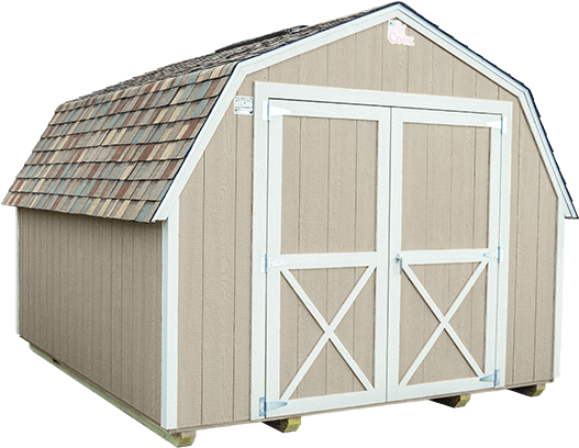 Tan Barn Shed (831x481), Png Download