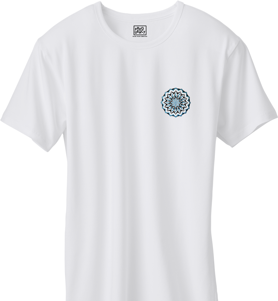 Mandala Vortex White - White T Shirt Png (1000x1000), Png Download