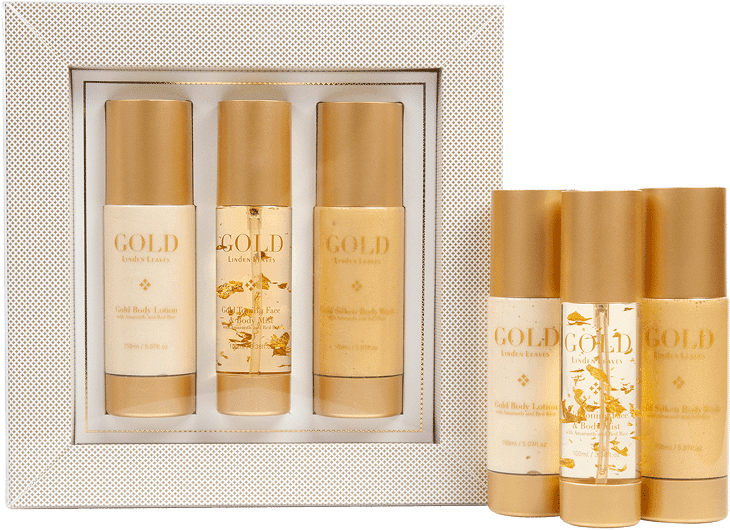 Gold Lotion - Cosmetics (800x800), Png Download