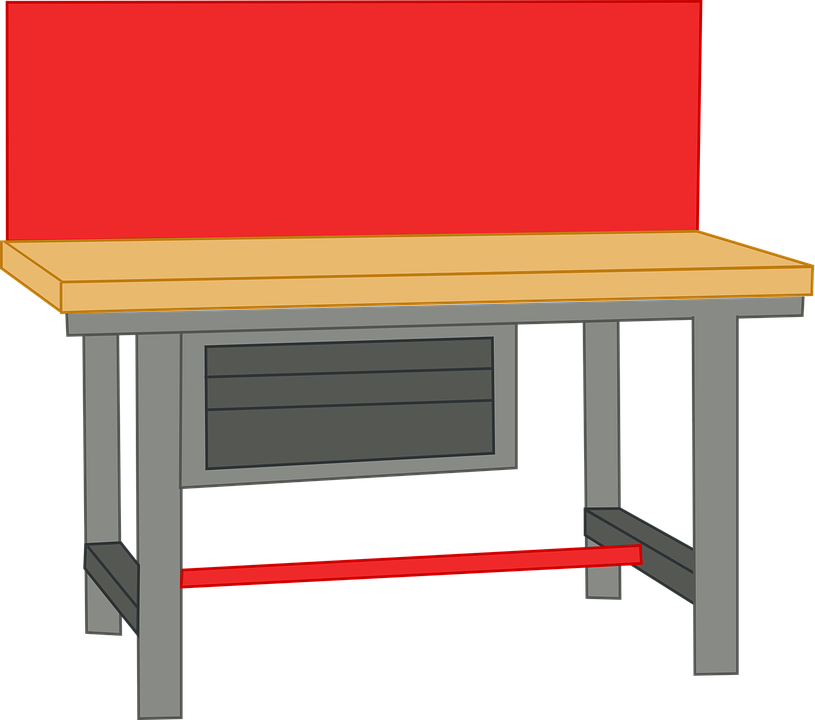 Work Table Png Background Image - Work Table Clipart (815x720), Png Download