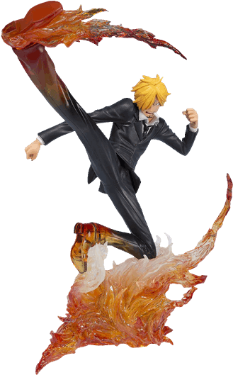 Zero Sanji 16cm Bandai Tamashii Nations Figuarts Statue - Sanji One Piece (600x600), Png Download