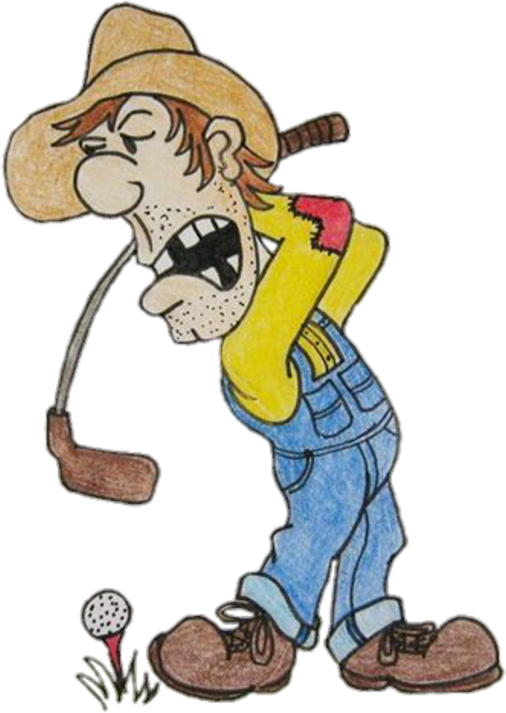 Hillbilly Sticker - Cartoon (1024x1154), Png Download