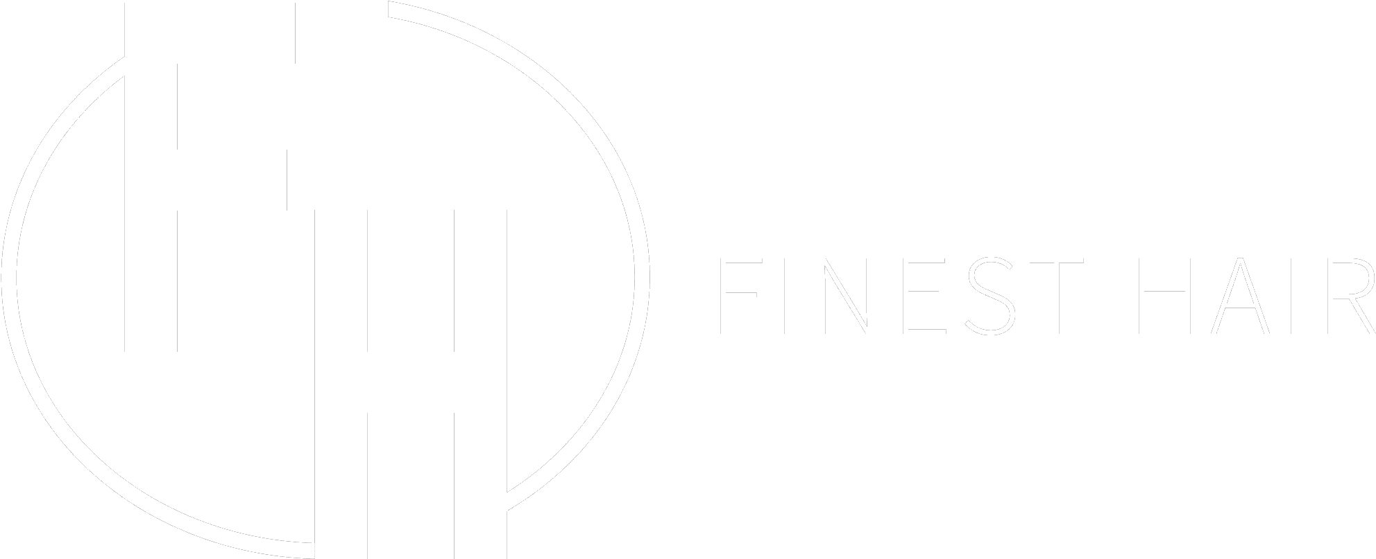 Finest Hair Logo Finest Hair Logo (2774x1395), Png Download
