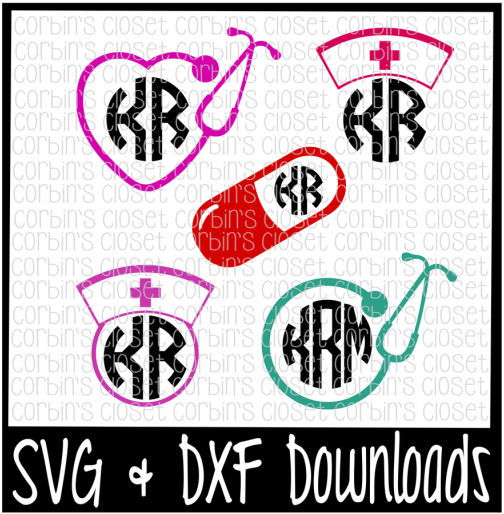 Free Nurse Svg * Nurse Monogram Svg Cut File Crafter - Unicorn Ate My Homework Svg (800x532), Png Download