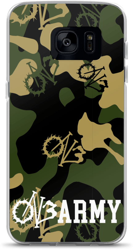 Green Camo Samsung Galaxy Case - Mobile Phone Case (1000x1000), Png Download