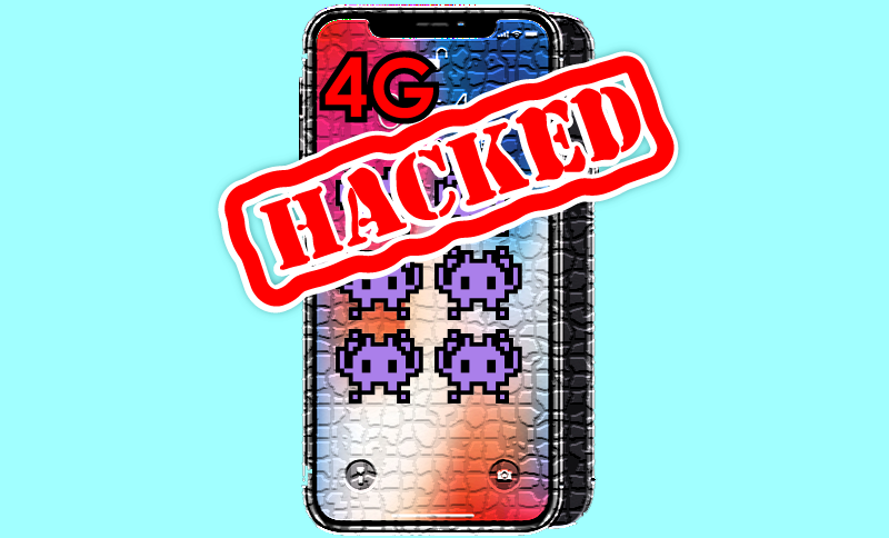 4g Hacked - Mobile Phone (800x484), Png Download