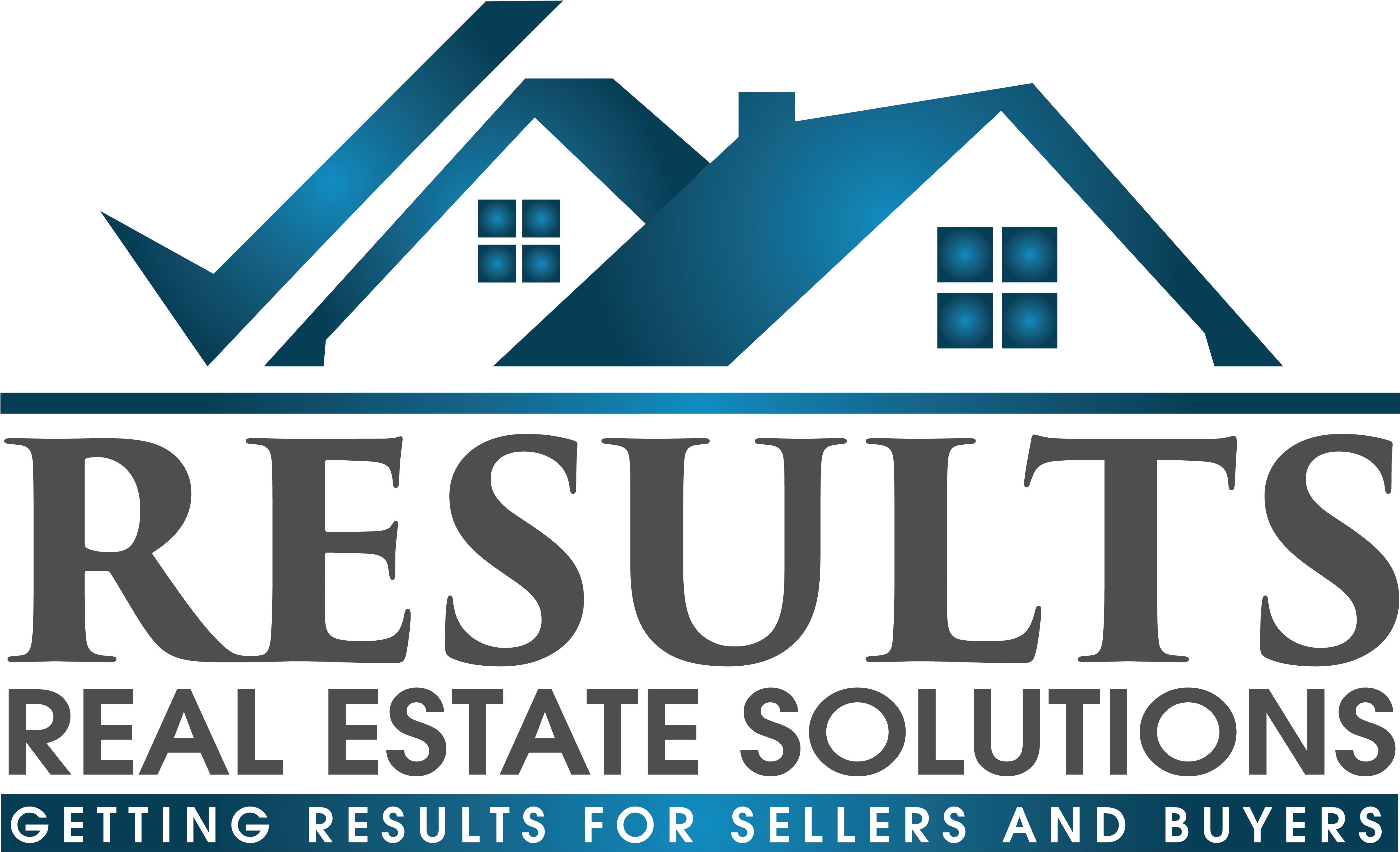 Results Real Estate Solutions - Graphic Design (8000x3168), Png Download