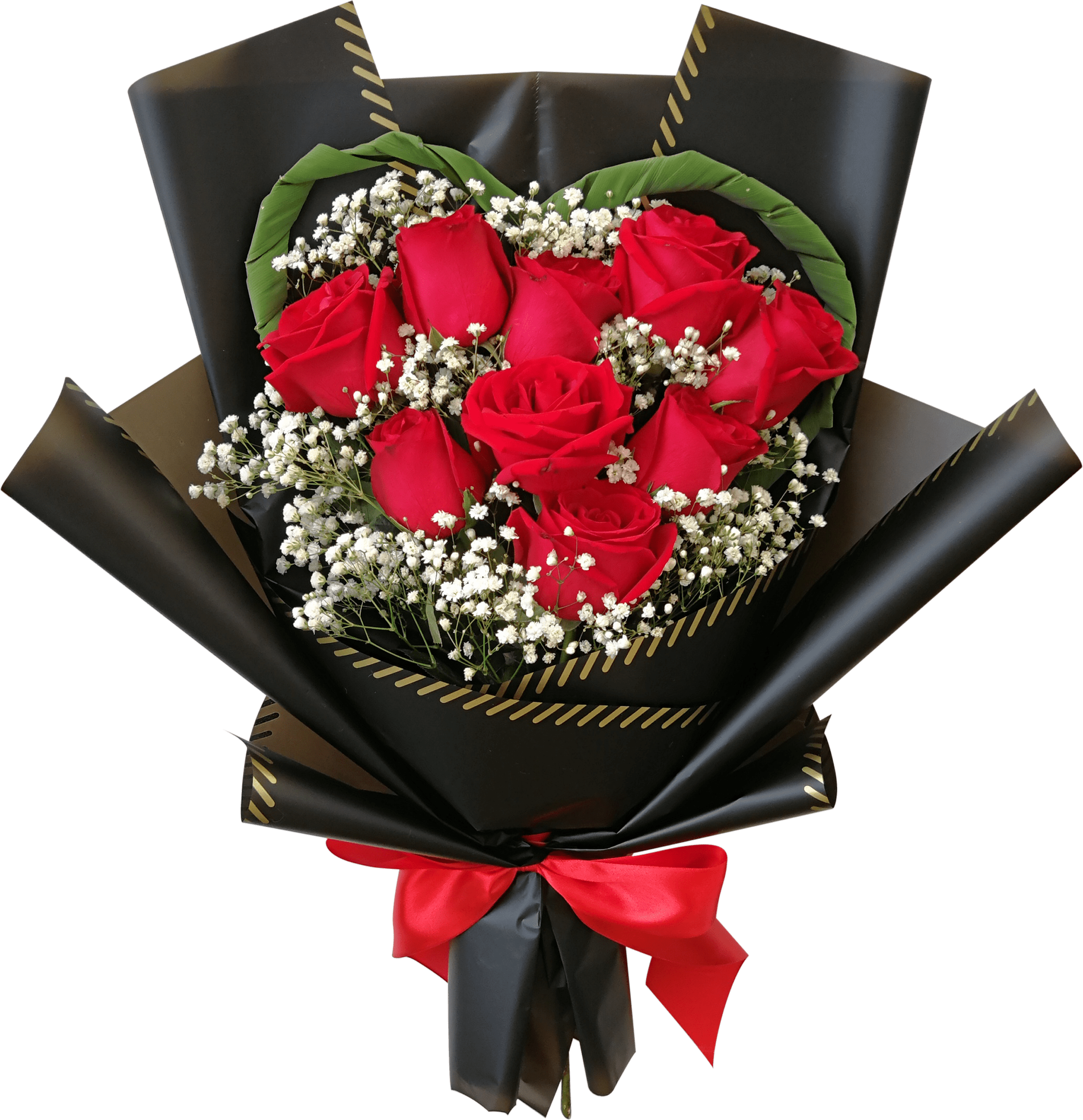 Valentine's Day Rose Bouquet - Bouquet For Valentine's Day 2019 (990x1024), Png Download
