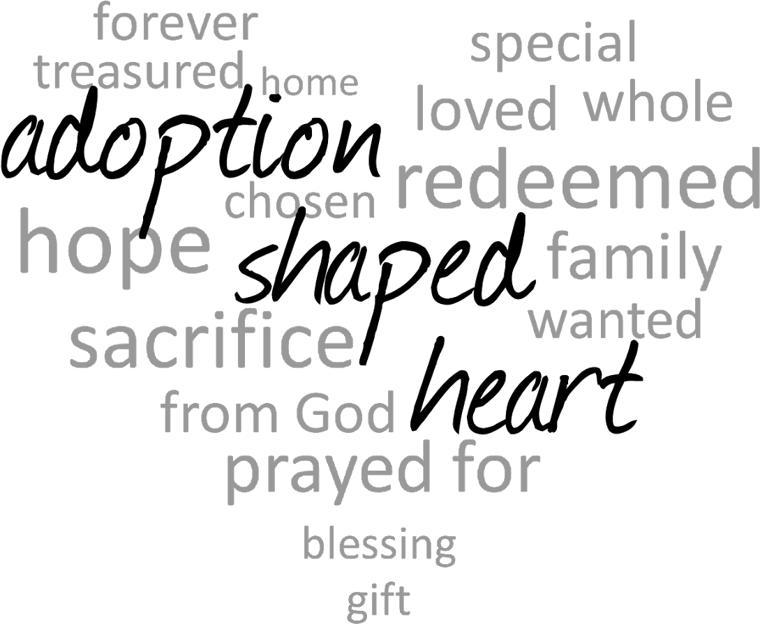 Adoption Shaped Heart Logo Png - Calligraphy (1600x1067), Png Download