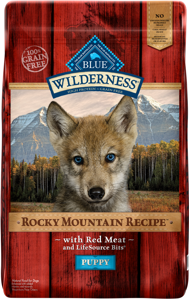 Blue Buffalo Wilderness Rocky Mountain Recipe Puppy - Blue Buffalo Red Meat Adult (680x1000), Png Download