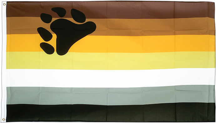 Gay Pride Bear - Bear Flag (750x500), Png Download