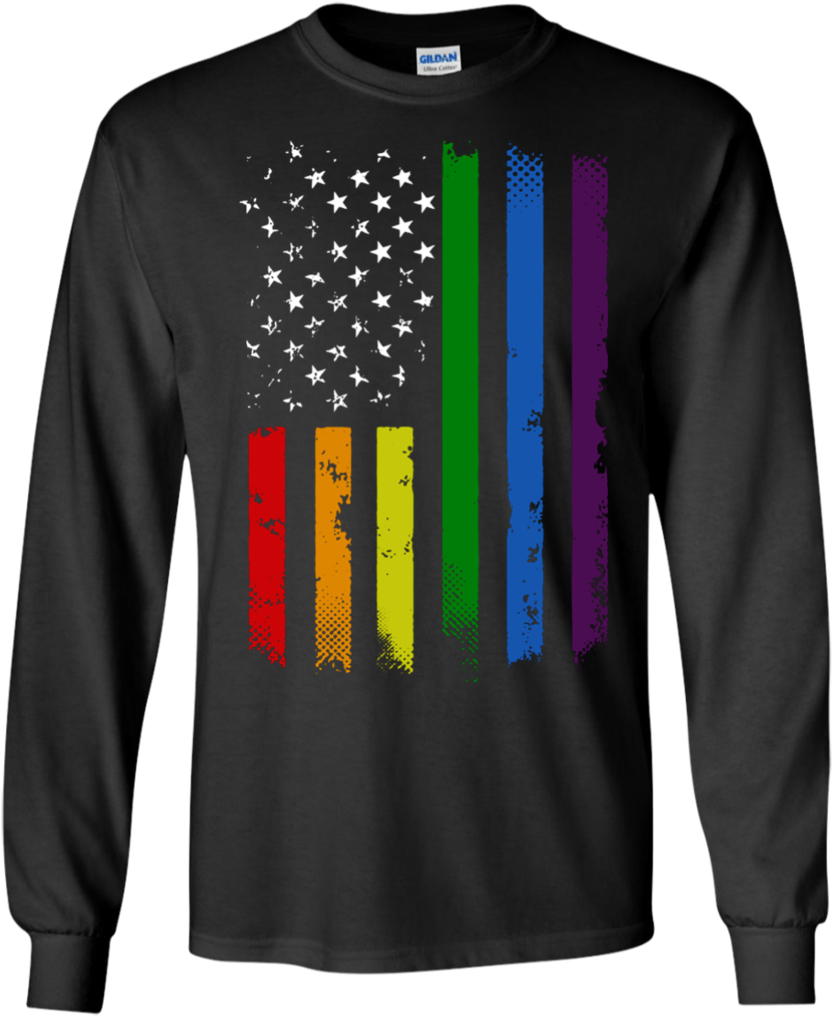 Gay Pride Flag - T-shirt (1024x1024), Png Download