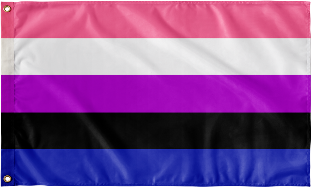Genderfluid Pride Flag - Flag (1024x1024), Png Download