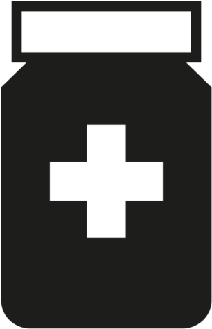 Medicine Bottle, Vaccines, Immunisation, Healthcare - Cross (593x593), Png Download