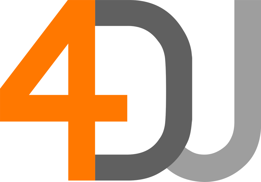 4dj Logo (900x628), Png Download