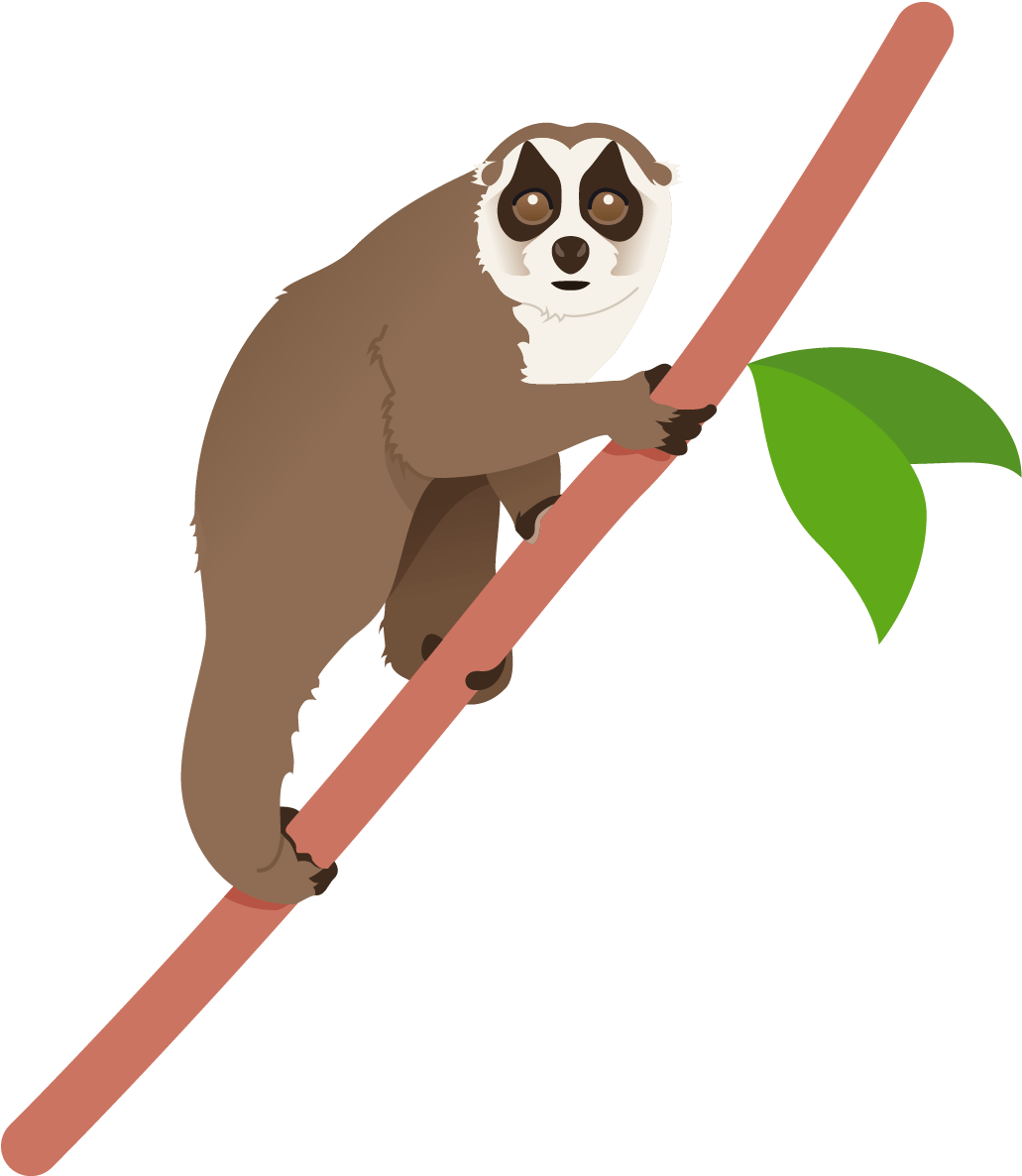 Lemur Poster - Cartoon (1641x2201), Png Download