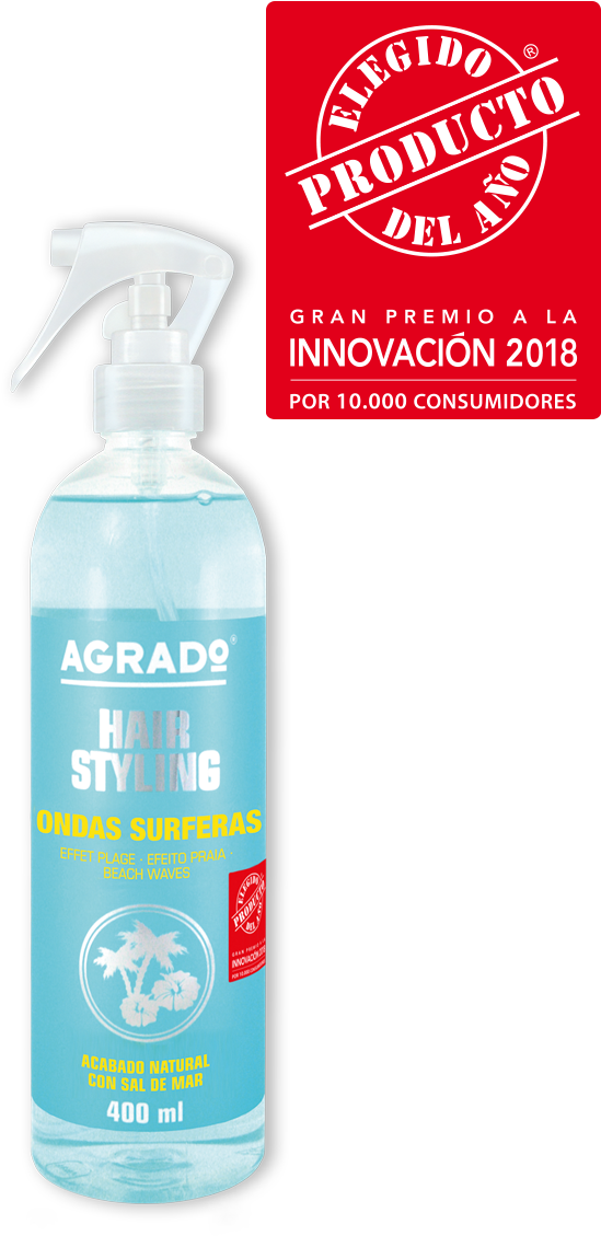 Ondas Surferas Hair Styling Producto Del Año - Elu Produit De L Année (960x1266), Png Download