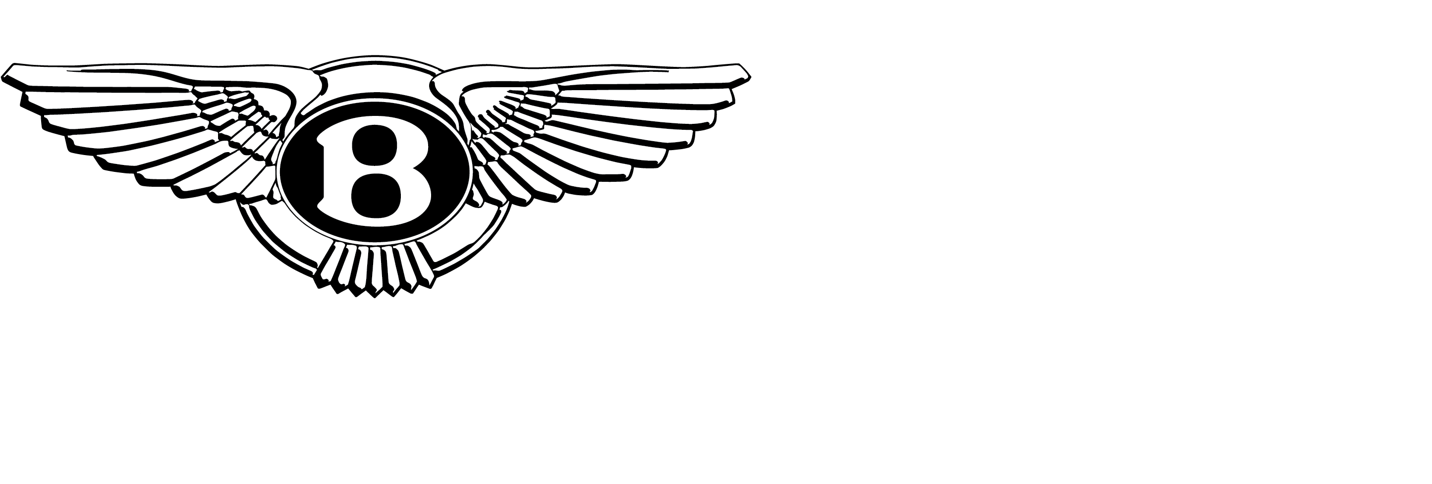 Bentley Rancho Mirage - Emblem (3300x1358), Png Download