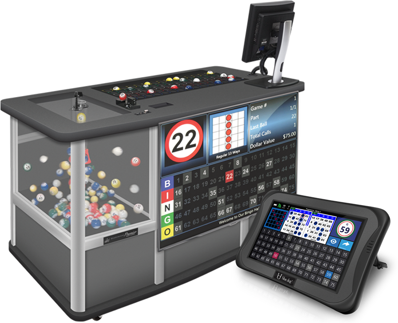 Arrow International Electronic Bingo Equipment - Video Game Console (819x683), Png Download