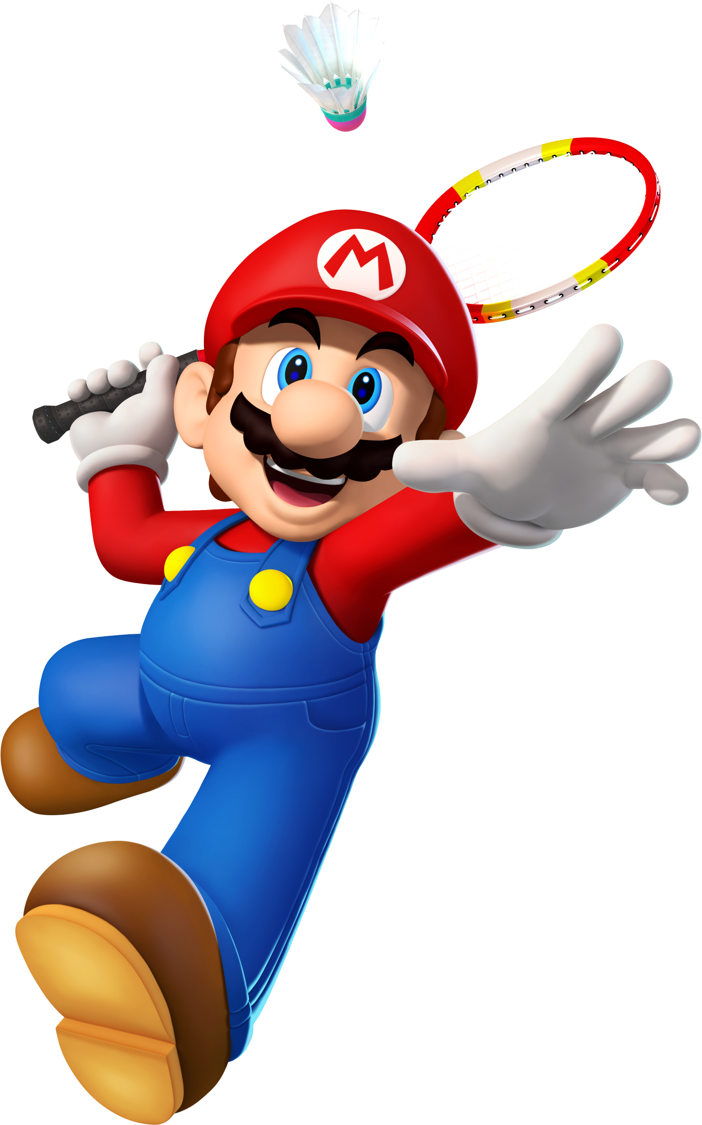 Best Free Mario High Quality Png - Mario Badminton (1384x2219), Png Download