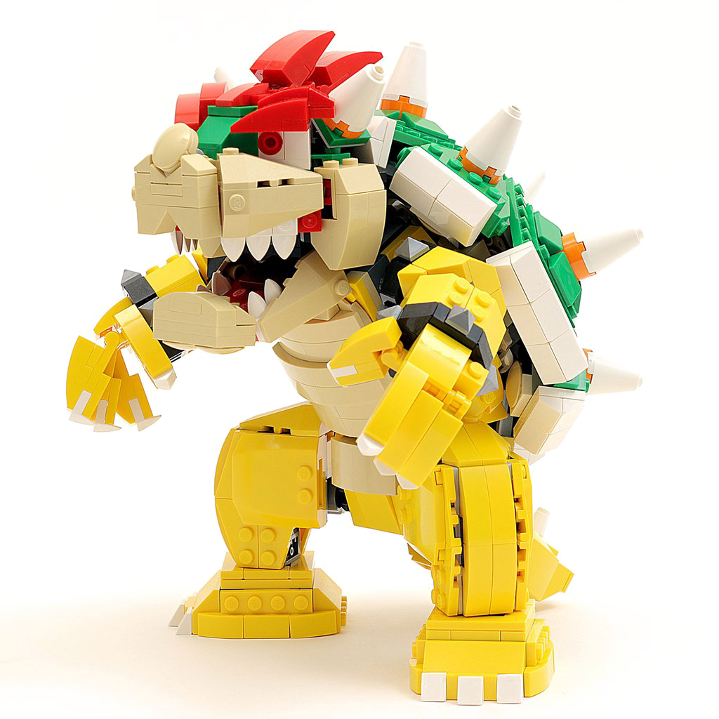 Bowser Transparent - Lego Nintendo Mocs (1024x1024), Png Download