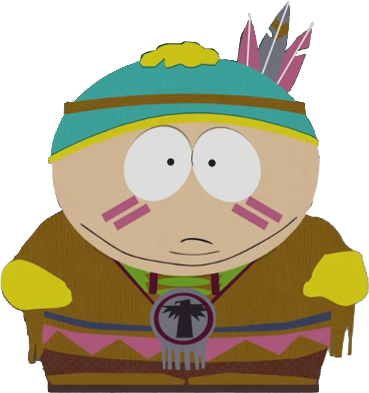Native American Cartman - Native American Png (759x808), Png Download