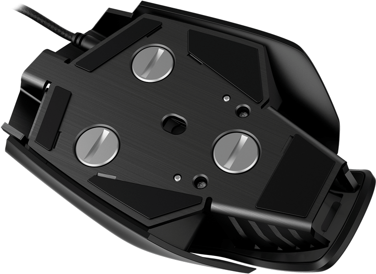 Corsair M65 Pro Rgb - Corsair Gaming M65 Rgb White Mouse (800x582), Png Download