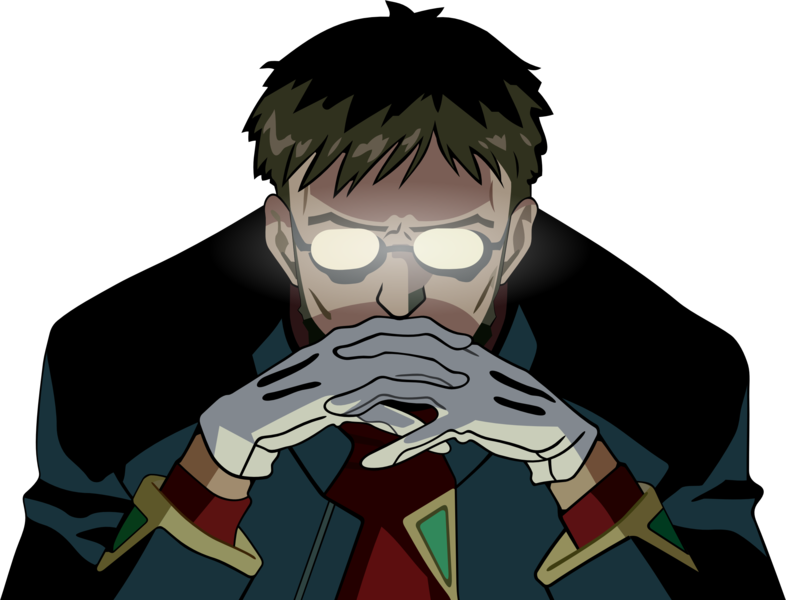 Thinking Man - Ikari Gendo Arm Png (786x600), Png Download