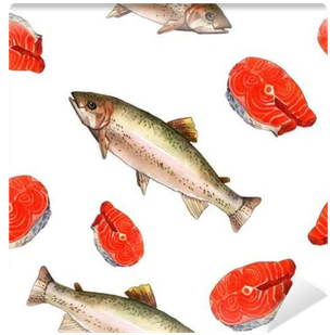 Sea Trout Fish - Watercolor Painting (400x400), Png Download
